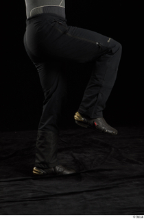 George  1 black thermal underwear flexing leg sideview 0005.jpg